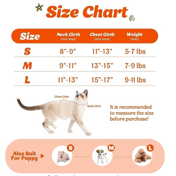 Supet Cat Harness and Leash Set - Picture 3 of 5